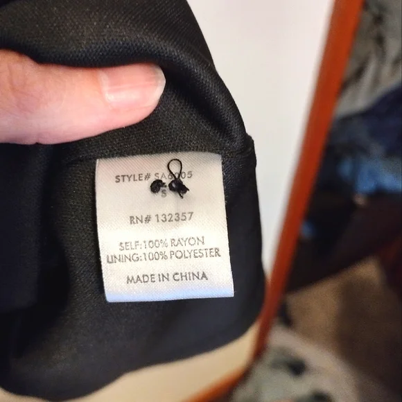 Black and White Chevron Mini Dress - Picture 5 of 7